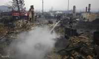 قتلى بحرائق اجتاحت قرى في سيبيريا