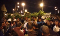 الهستدروت تلتقي العمال الفلسطينيين في فرع البناء عند حاجز قلقيلية