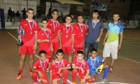 فوز فريق النور بكأس الدوري المصغر لكرة القدم  للصغار 