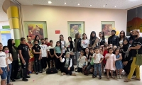 مجموعة غيث تقوم بزيارة أطفال مرضى السرطان من غزة والضفة في مستشفى تل هشومر 