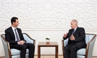 ماذا بحث موفد ابو مازن والرئيس بشار الاسد؟