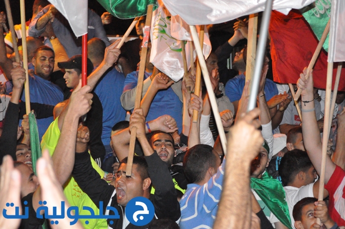 جماهير من مؤيدوا تحالف الوحدة في مهرجان الوحدة برئاسة الشيخ جابر
