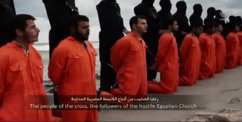 داعش ليبيا يبث فيديو ذبح الأقباط المصريين والرئيس السيسي يدرس كيفية الرد