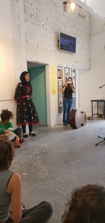 افتتاح معرض صينية سوداء للفنانة عائشة عرار ابنة جلجولية في غاليري GH غفعات حبيبة