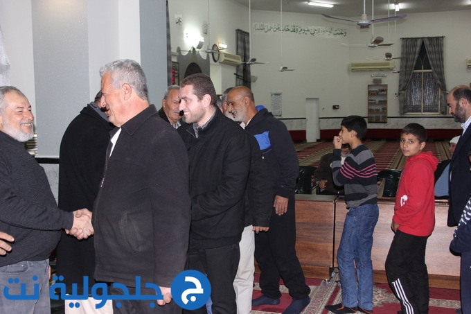 أمسية لتوديع معتمري جلجولية في مسجد البخاري